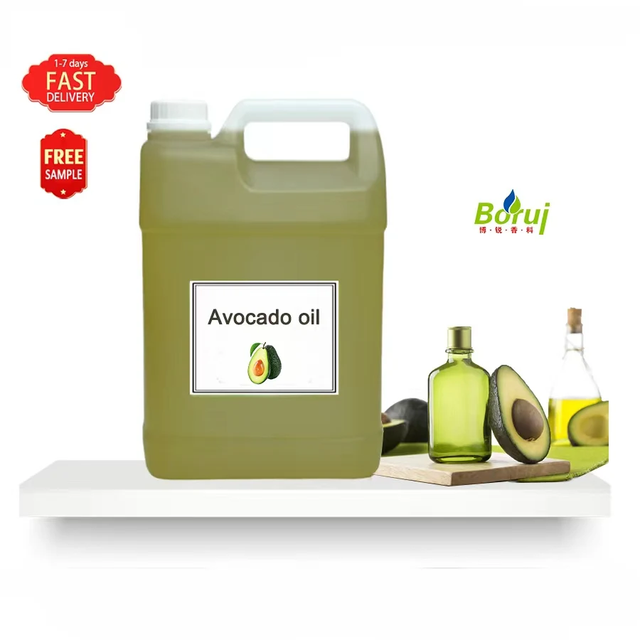 

Manufacturing Wholesale Price Bulk Cold Pressed Hair Facial Skin Oil Refined 100% Pure Natural Organic Avocado Oil for Skin