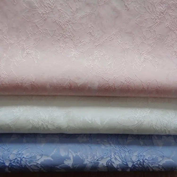 

100% polyester deluxe brocade satin jacquard for dress textiles