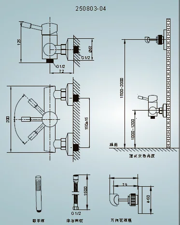 
Functional shower rain mixer bathroom toilet faucet spray spout adjustable save water sparking water UPC certificate 