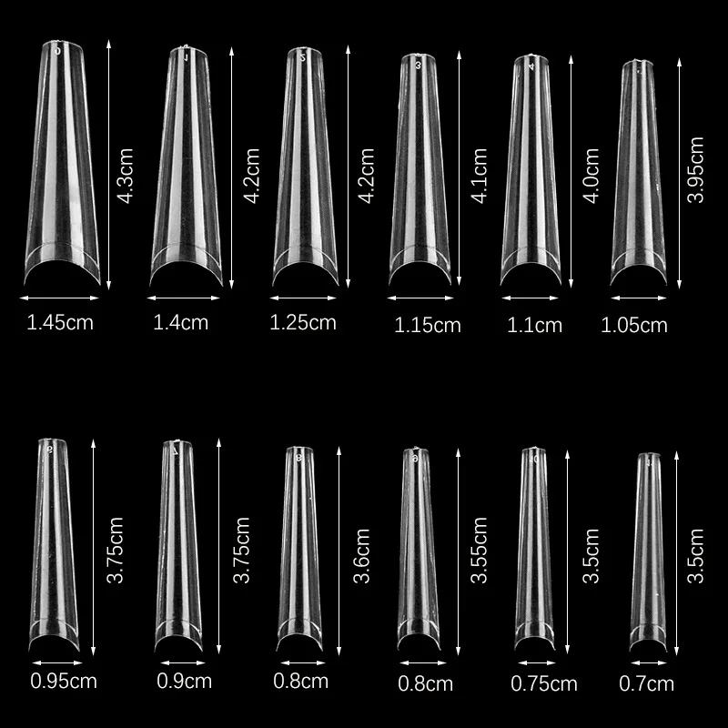 

120pcs/Box Nail art Half Cover Artificial False Coffin Ballet Nail Tips Half Cover Tips Manicure ABS Super Long Artificial Nails