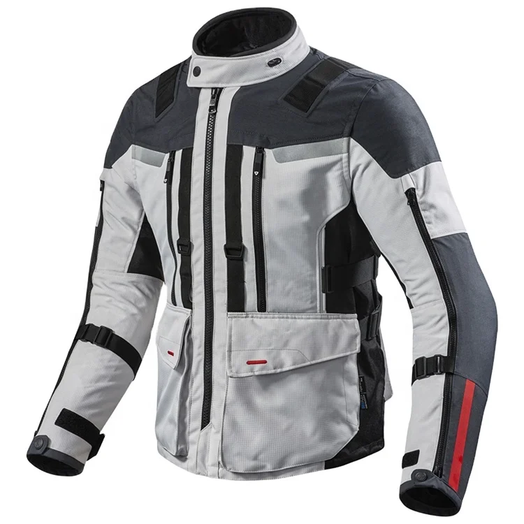 

airbag Racing Motorcycle safety waterproof Jacket, White