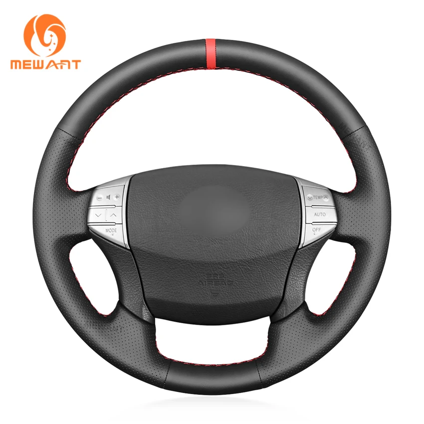 

Custom Hand Sewing PU Artificial Leather Steering Wheel Cover for Toyota Avalon 2008-2012, Customized color