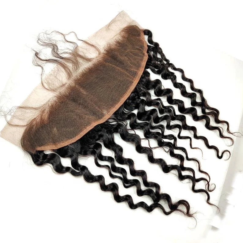 

High Quality 16 Inch In Human Hair Lace Closure Frontals Ponytail Raw Virgin Hair In Human Hair, Natural colors
