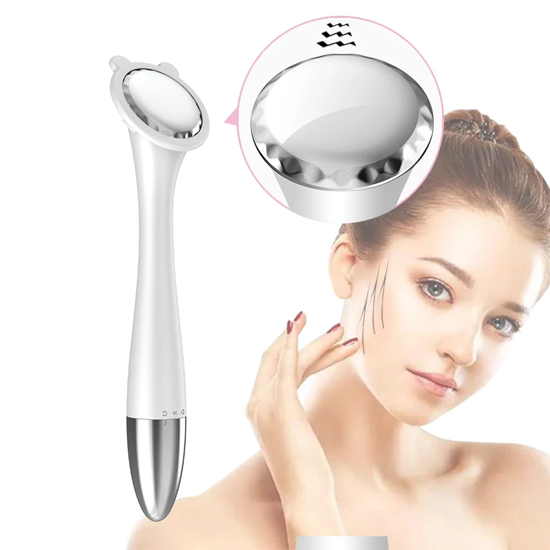 

NEW smart facial cream fast absorption ion microcurrent vibrate face tightening eye wrinkle massager eraser