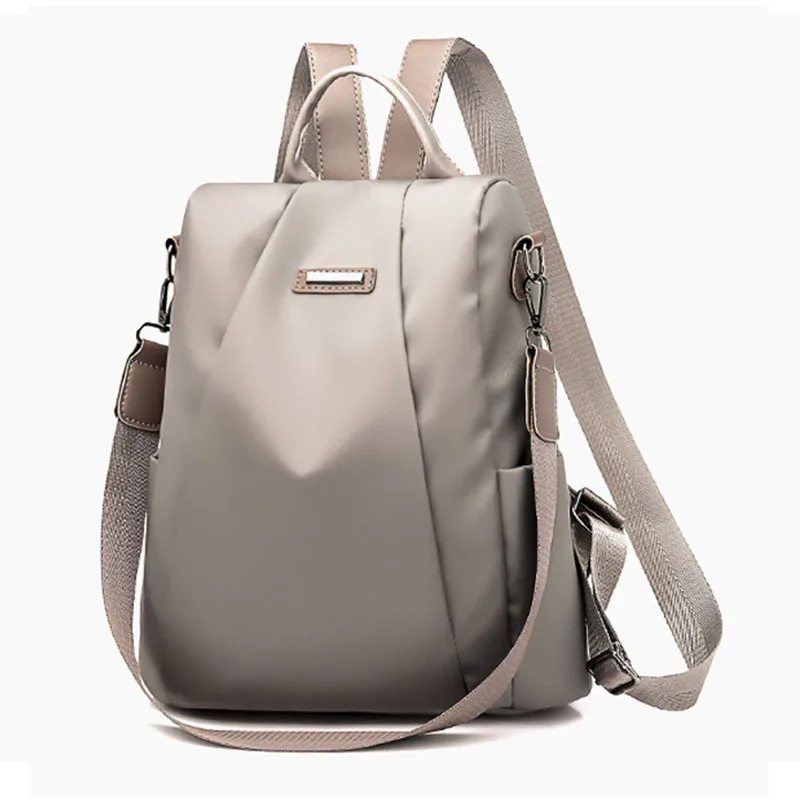 

Anti-theft Backpack Women All-match Fashion Bag Nylon Canvas Oxford Cloth