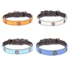 Best selling high quality no bark pet collars adjustable jean&pu dog collar for sale