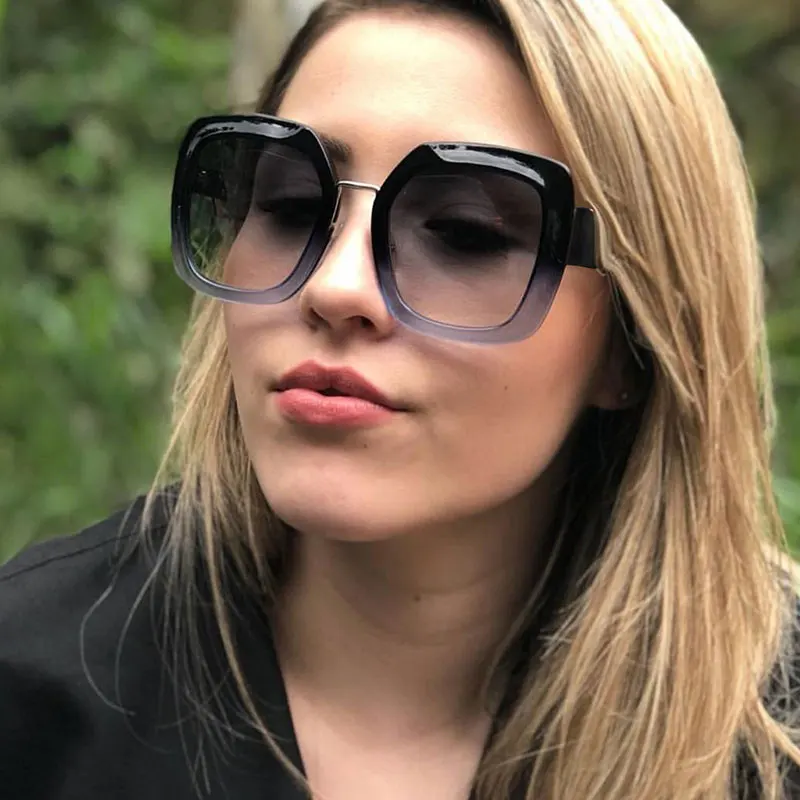 

45679 Retro Square Sunglasses Women Fashion Shades UV400 Vintage Glasses