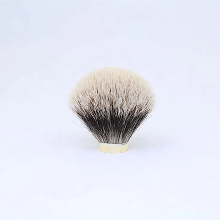 
Yaqi wholesale customeized mens shaving head bulb shape two band badger hair shaving brush knot 