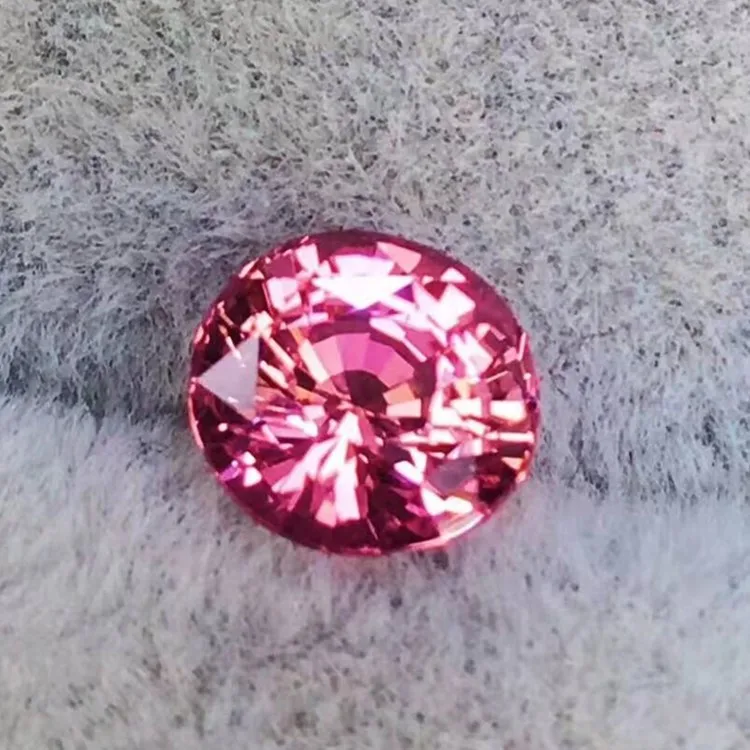 

Sri Lanka beautiful orangish pink loose gemstone for jewelry 1.07ct natural unheated Padparadscha sapphire