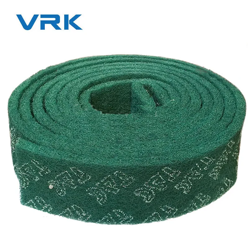 

green material stainless steel abrasive scouring pad roll