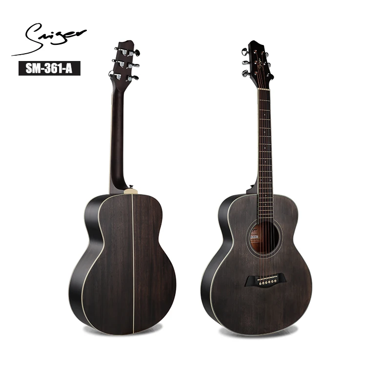 

SM-361-A 36 inch wholesale small acoustic guitar with custom brand, Nature