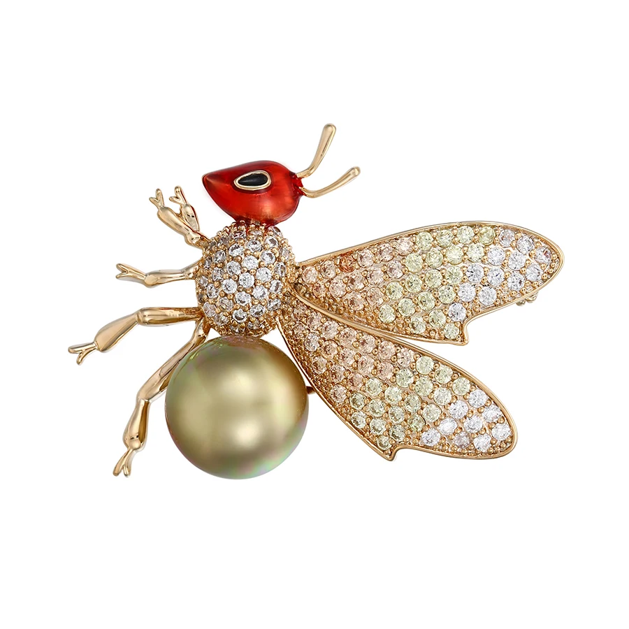 

brooches-453 xuping New wholesale lovely bee brooches for women 2020