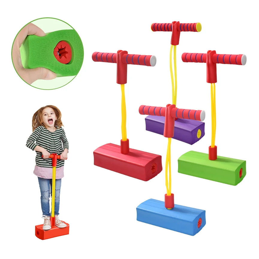 

Foam jump Pogo Jumper Kids Bounce Sticks New Bounce Foam Pogo Stick Jumper for Kids Fun and Safe Pogo Stick for Toddlers