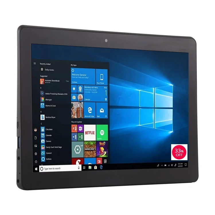 

Best ES0MBFQ 10.1 inch for Win 10 tablet PC 4gb 64gb pc Intel Atom Z8300 with keyboard 2 in 1 laptop pc 2020 In stock goods