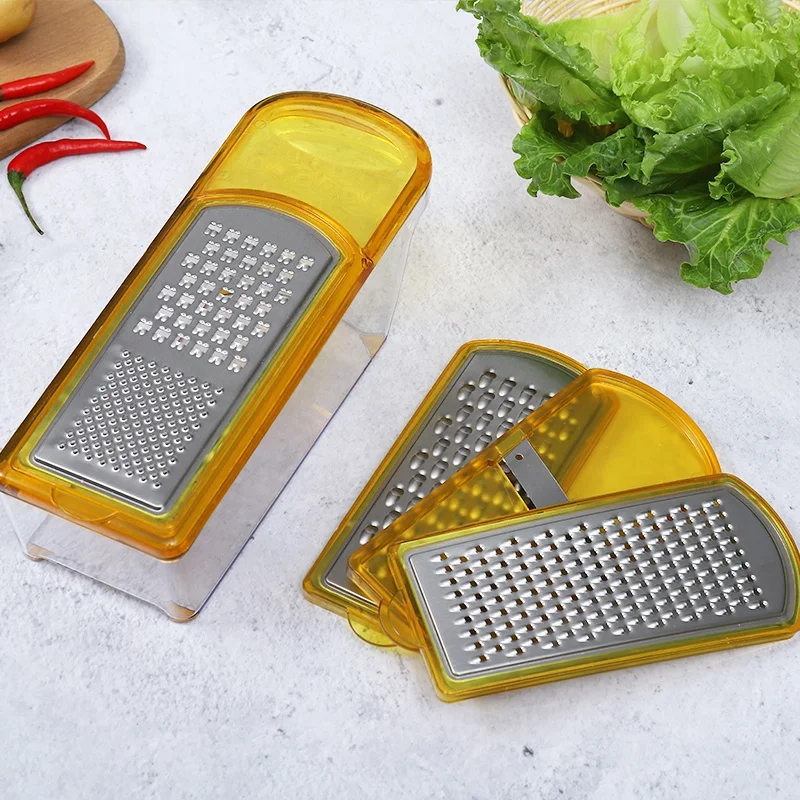 
Multi Grater With Stainless Steel for Cheese , Vegetable, Ginger Set with Storage Box 