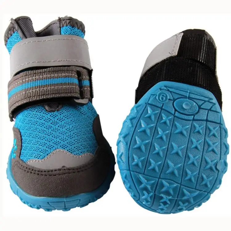 

Customized Comfortable Cheap Mesh Pet Dog Shoes Winter, Blue