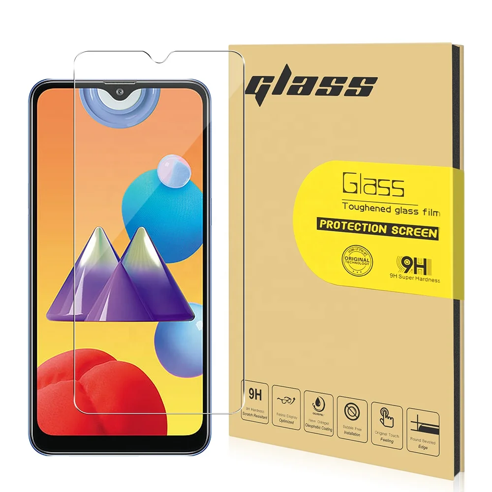 

high Transparent Screen Protection glass for samsung M01S Japan+AB Glue Material