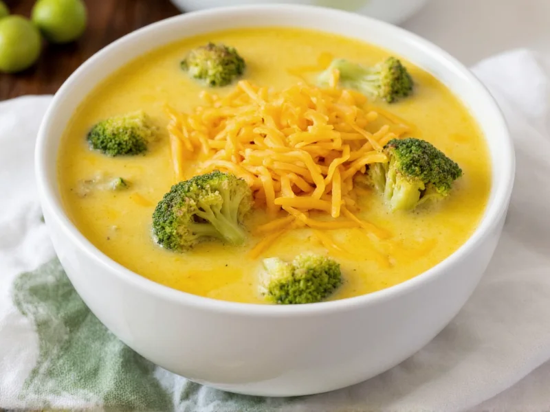 Velveeta Broccoli Cheese Soup: Smooth & Simple Recipe