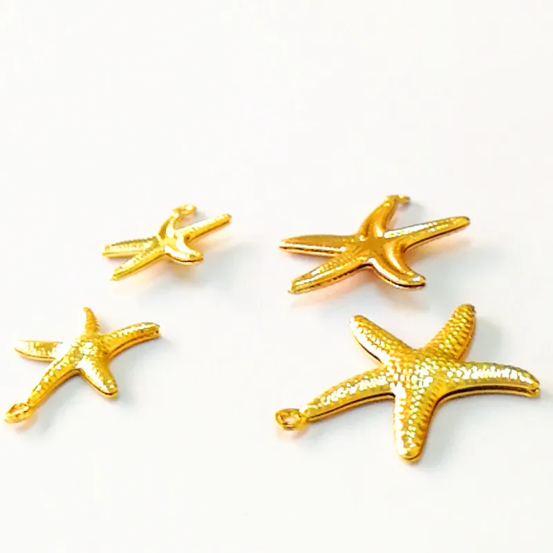 

Stainless Steel Gold Charm Pendant Hollow Starfish Pendant Jewellery Stainless Steel DIY Accessories For Sale