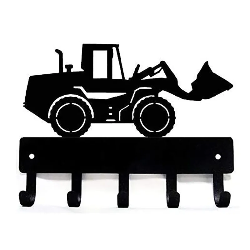 

Yinfa Factory Home Crafts Decor Loader Key Rack Hanger - 9 Inch Wide/6 Inch Wide Metal Wall Art TY2244