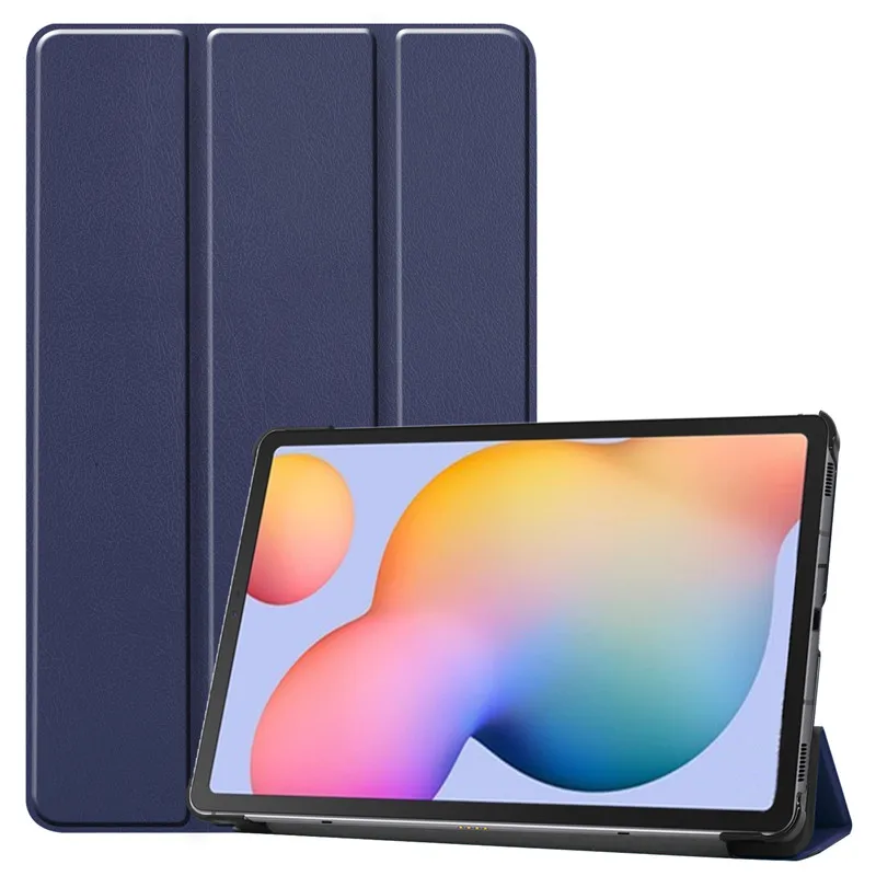 

Tri-Fold PU TPU Shockproof Flip Tablet Case Cover For Samsung Galaxy Tab S6 Lite 10.4 inch SM-P610 / 615