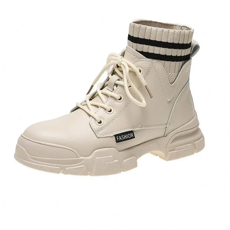 

New Short Retro Matte Short Boots Women Thick Heel Flat Bottom Boots Side Zipper British Style Women's Shoes, Optional