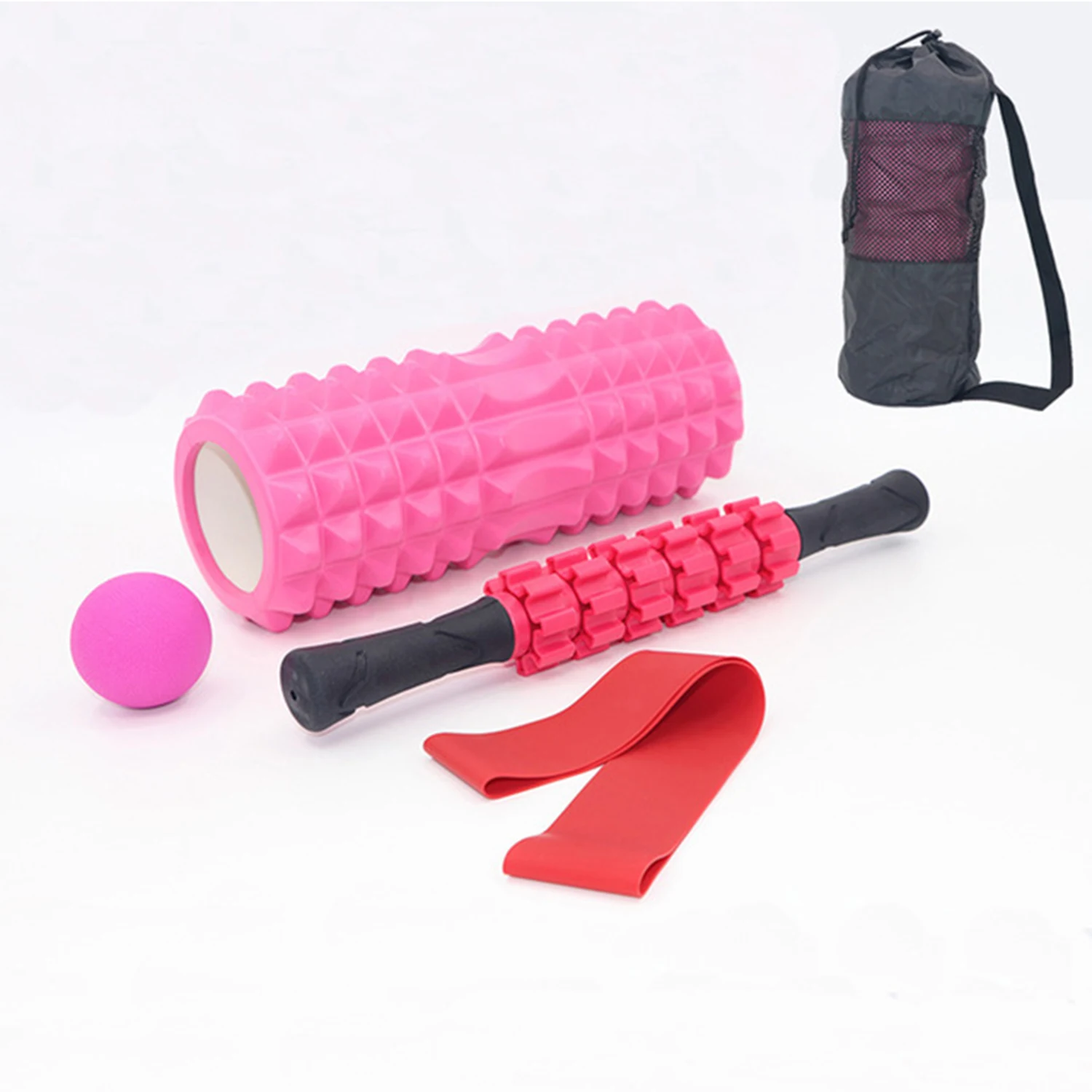 

High Density EVA Hollow Deep Tissue Muscle Massage Fitness Exercise Yoga Foam Roller Set, Red, purple, black, orange, pink, customed color