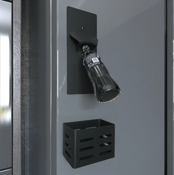 

Factory direct metal magnetic refrigerator bottle opener with LOGO