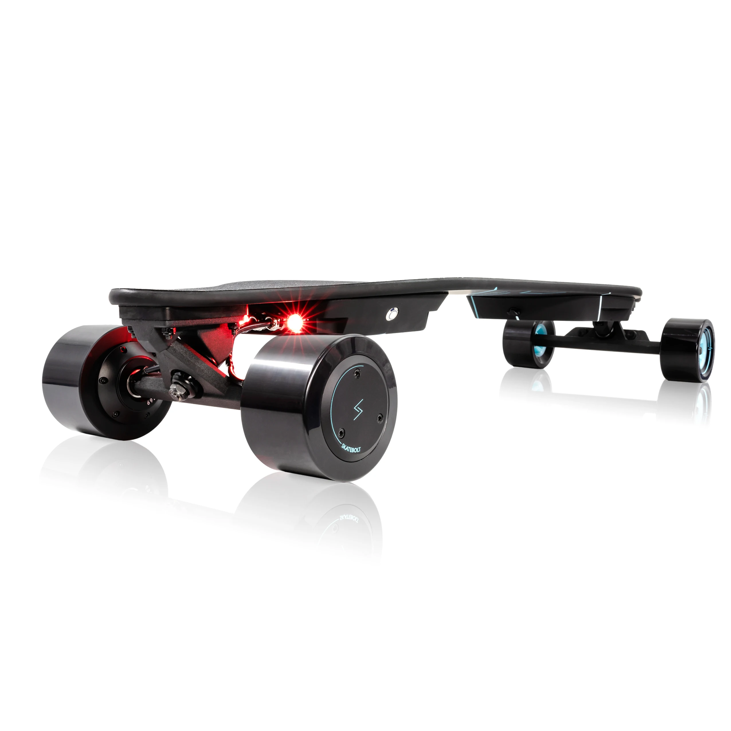New arrival cheap price portable 28 MPH Top speed SKATEBOLT Electric Skate board with remote Controller for sale, Black