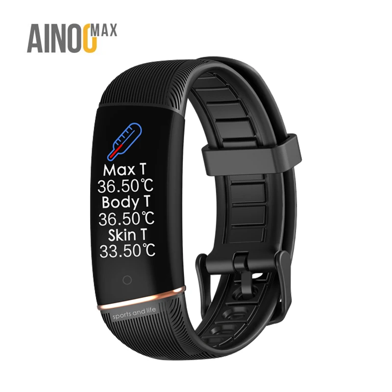 

Ainoomax L288 body temperature smart bracelet watch smartwatch band reloj inteligente e68 e58 e98s e98 with temperature sensor, Depend on item