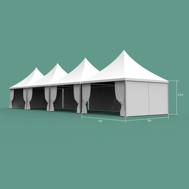 

Factory wholesale cheap price used frame aluminum pagoda tent for sale