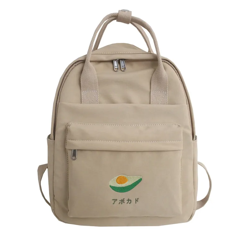 

2019 custom logo red teens school backpack japanese school bags for girls bookbag