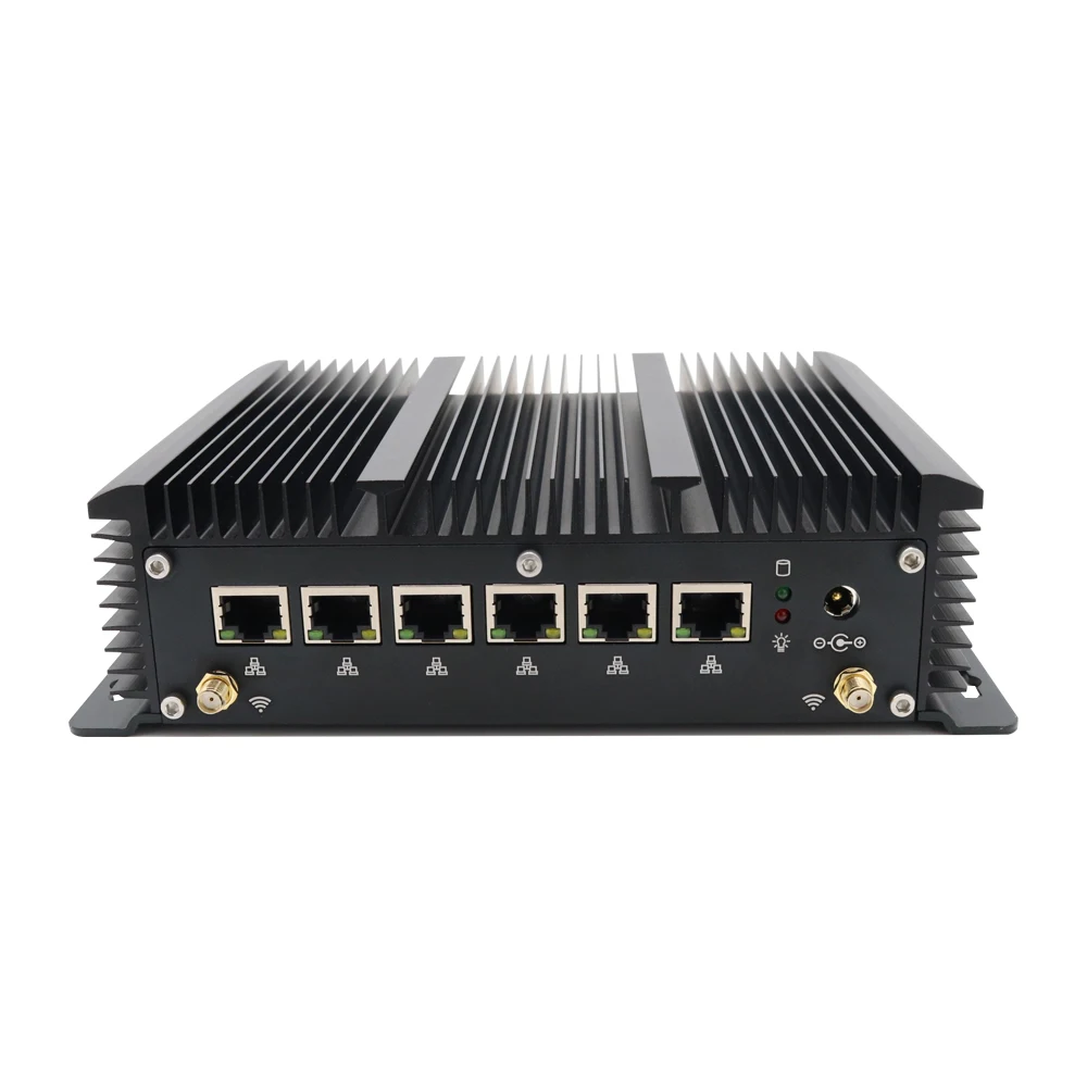 Fanless 6 Lans Industrial Mini Pc Intel Core I5 7267u I3 7167u 3865u