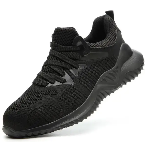 

2021 Factory Price Steel Toe Lightweight Breathable Sneakers Construction Working Safety Shoes for Men Women, 2 color