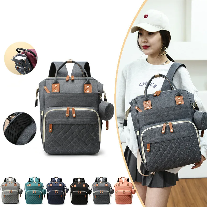 

Large Waterproof Mom Diaper Bag Multi-Function Waterproof Stylish Travel Backpack Nappy Bags for Baby Care, Custom made