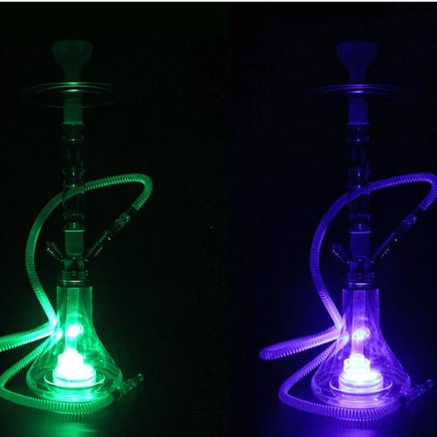 

LED Glass Shisha Acrylic Metal hookah