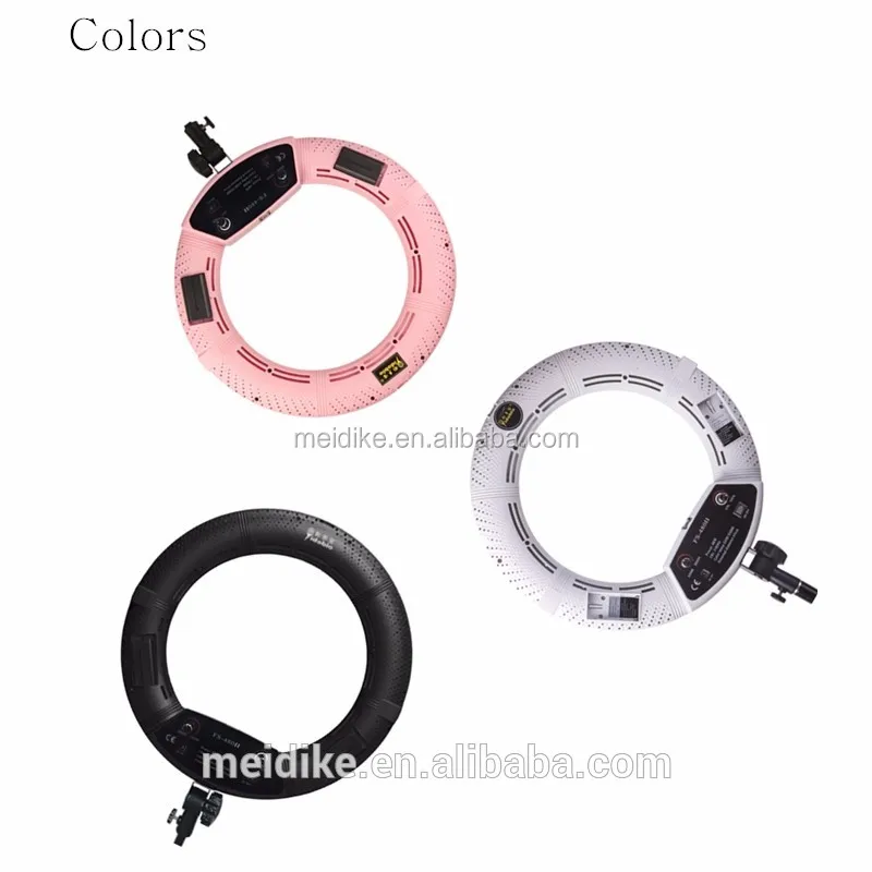 LED Ring Light FS-480II with Phone Camera Holder Stepless DimmingTripod Stand