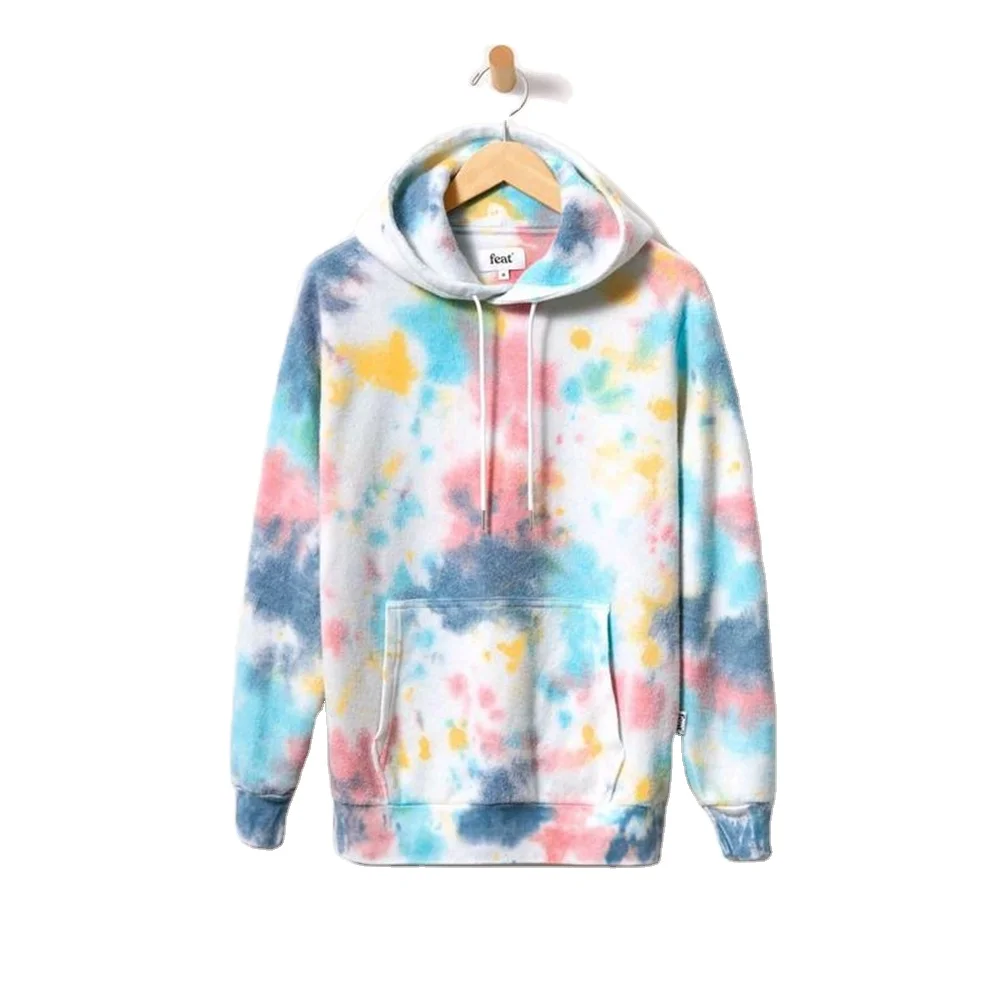 

Custom Printing 100 New Design Wholesale High Quality Oversize Pullover Tie Dye Hoodie Cotton Wholesale Hoodie CARTOON Men OEM