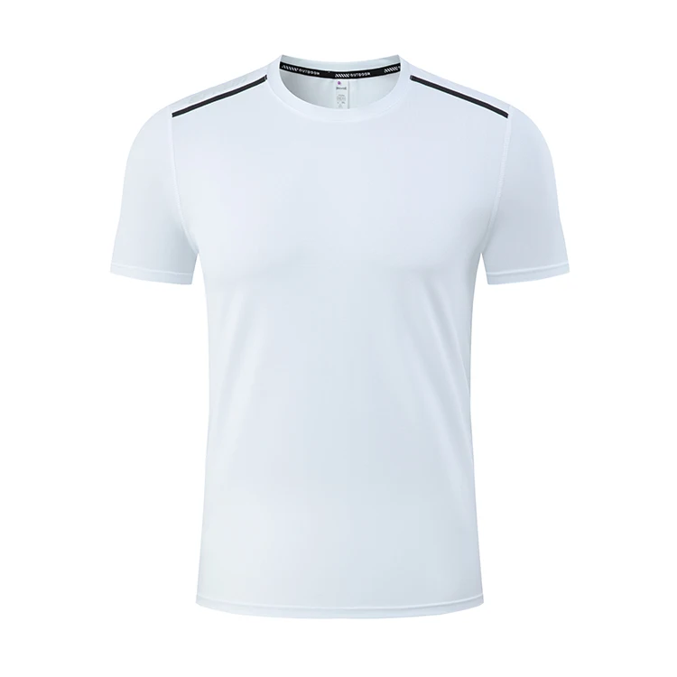 

High quality fashion cheap polyester t-shirt wholesale custom logo blank men's t-shirt