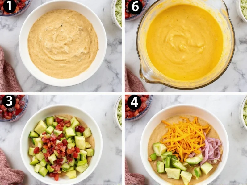 Serving suggestions for homemade queso with various toppings