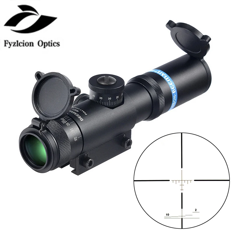 

EB SS2 4x21 AO Compact Hunting Air Rifle Scope Tactical Optical Sight Glass Etched Reticle Riflescope With Flip open Lens