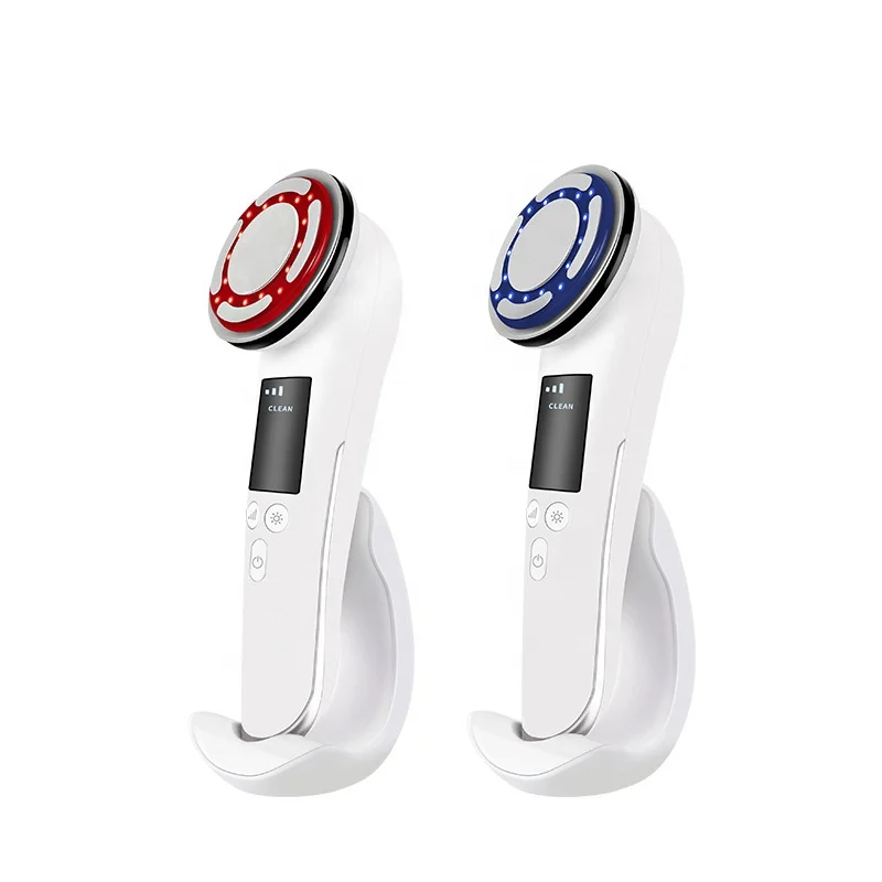 

Home Use EMS Skin Lifting Beauty Device Hot and Cold Massage LED Light Therapy for Skin Rejuvenation Deep Cleansing