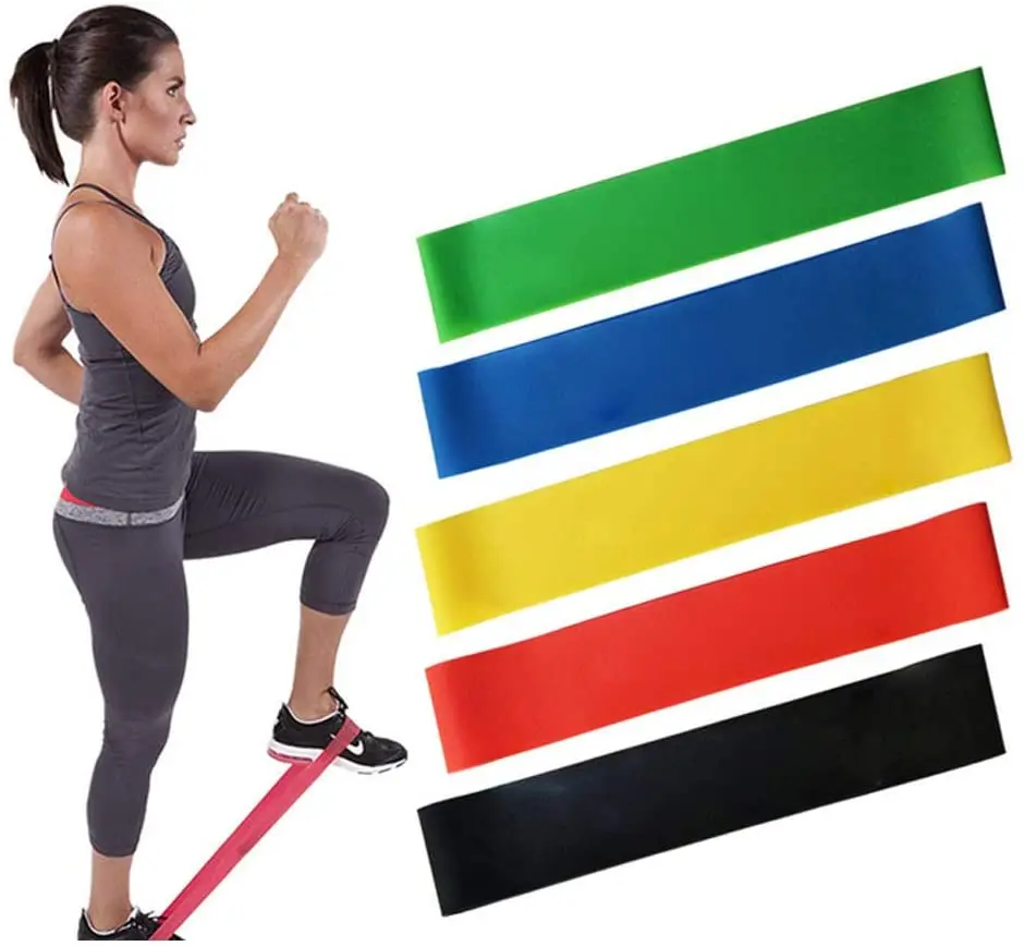 

Resistance Bands Exercise Bands Set with Instruction Guide & Carry Bag, Strength Workout Bands for Fitness Home Gym, Black,red,yellow,blue,green