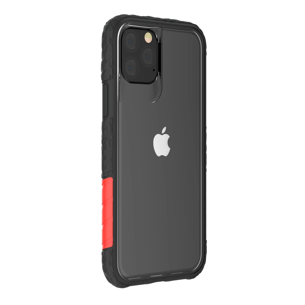 

Amazon hot selling for iPhone 11 Case Shockproof Phone Case 2019, Black/navy blue:4 color combinations with the replaceable color block