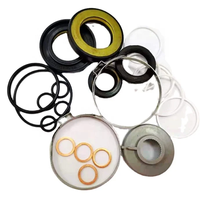 

XTSEAO factory directly sell power steering repair kit OE  NBR plastic seal kit, Blue,brown
