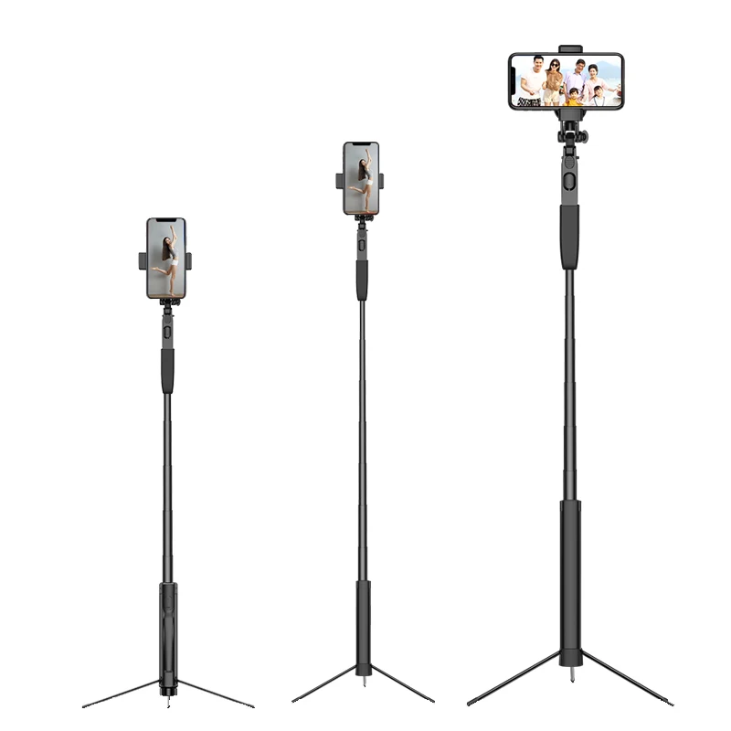
Reenwee Bluetooth Selfie Stick Stabilizer Adjustable Longest Selfie Palo Wireless Remote Shutter Phone Gimbal Palo Selfie 80CM 