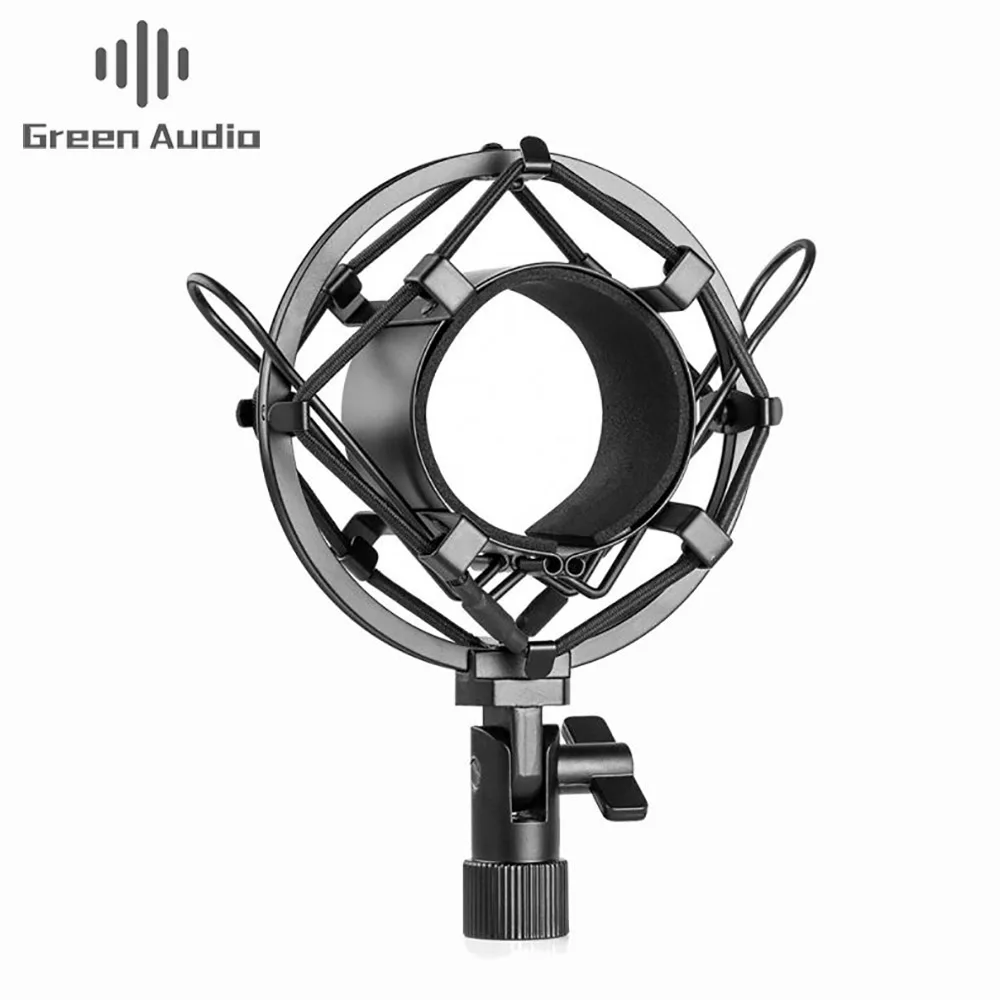 

Mic Microphone Shock Mount Stand Holder Mount Clip for Studio Sound Recording, Black