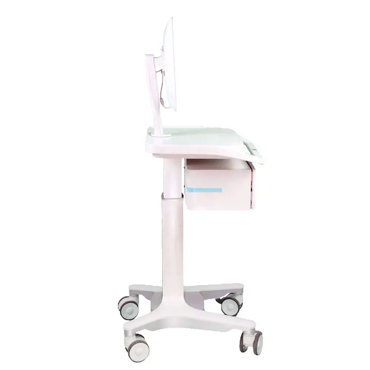 product sonkal rolling laptop cart medical computer trolley hospital medical abs medical trolley-65