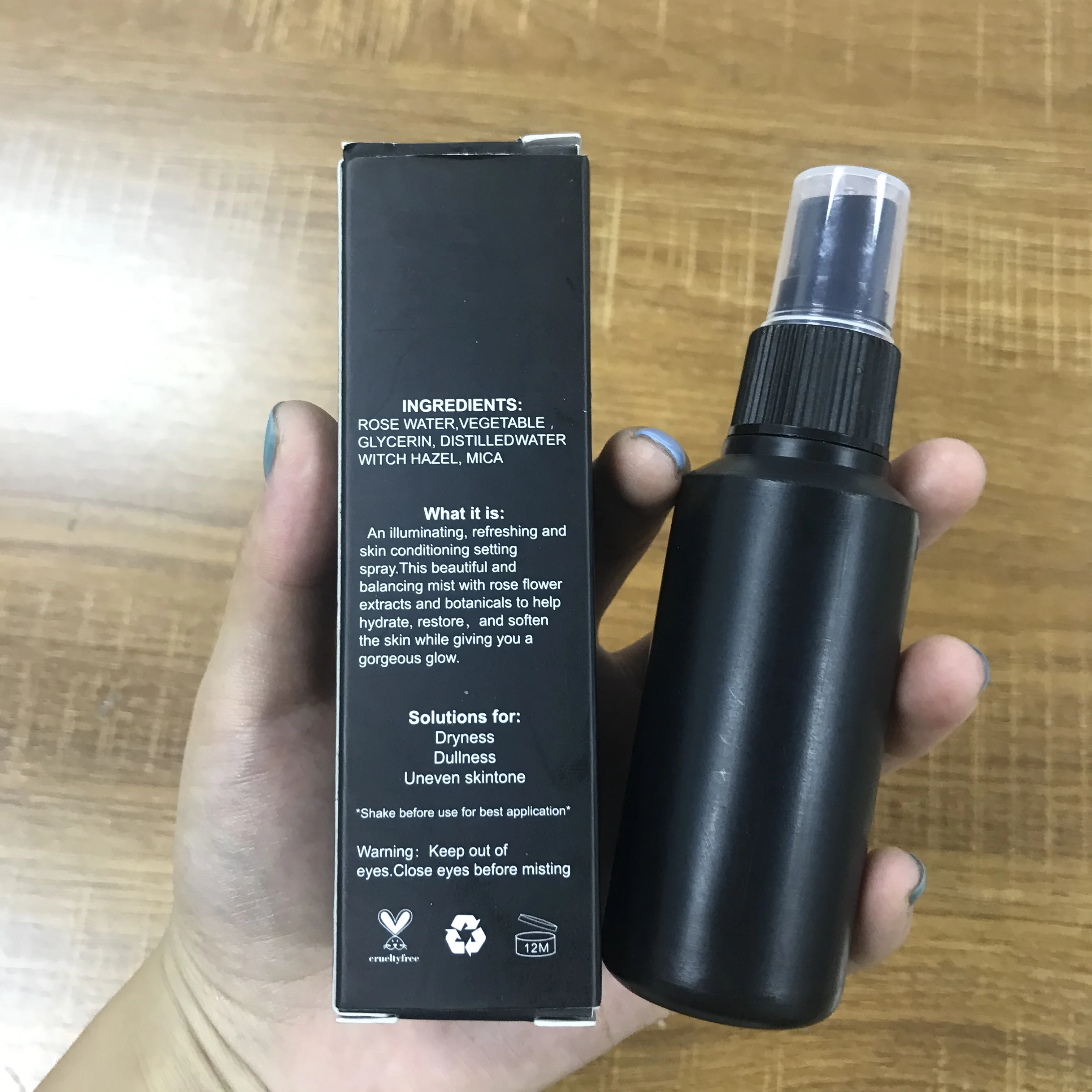 

Wholesale Clear Setting Spray No LOGO Customized Fixer Makeup Spray, Single color