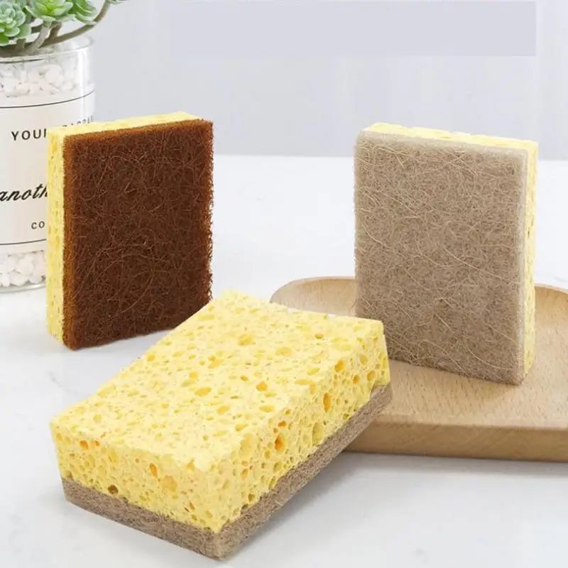 

Zero waste Coconut scrubber Hardware Coir Utensil Scrub Coconut products Eco friendly home Kitchen Dish Sponge